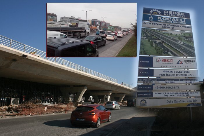 Topçular Kavşağı bitirilemedi!