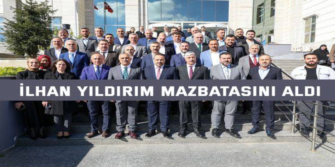 İlhan Yıldırım mazbatasını aldı