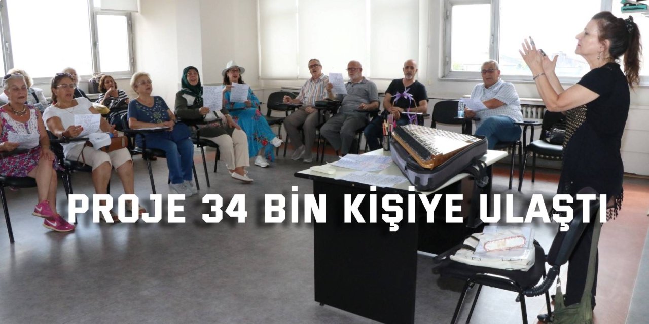 Proje 34 bin kişiye ulaştı