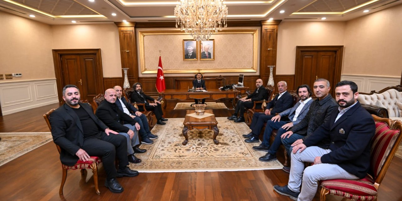 Bingöllülerden Vali İlhami Aktaş’a Ziyaret