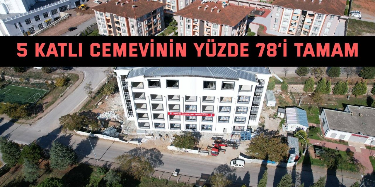 5 katlı cemevinin yüzde 78’i tamam