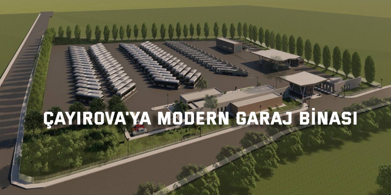 Çayırova'ya modern garaj binası