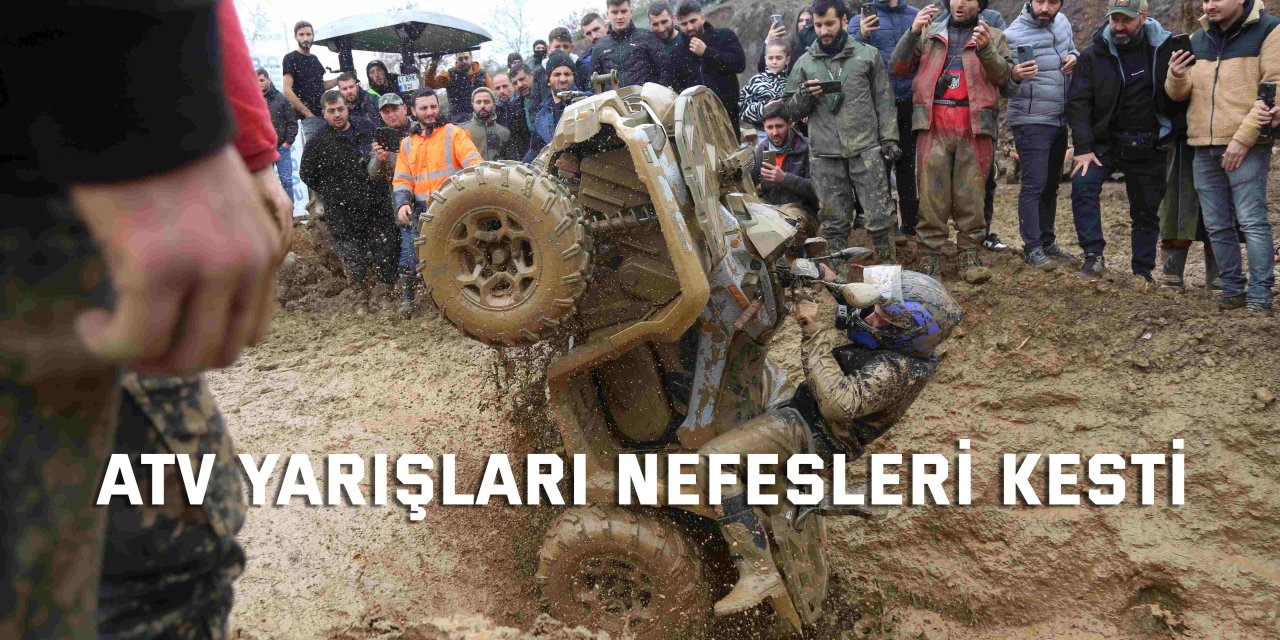 ATV yarışları nefesleri kesti