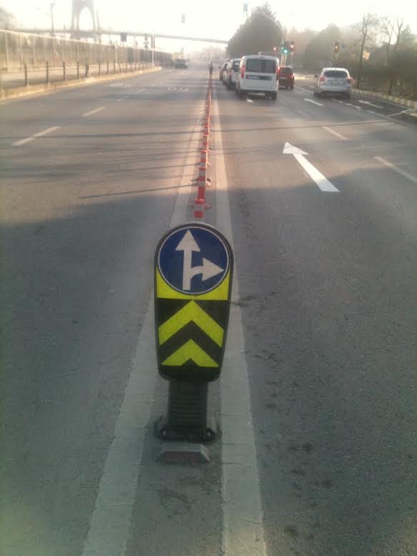 150 kilometre yol çizgisi yapıldı