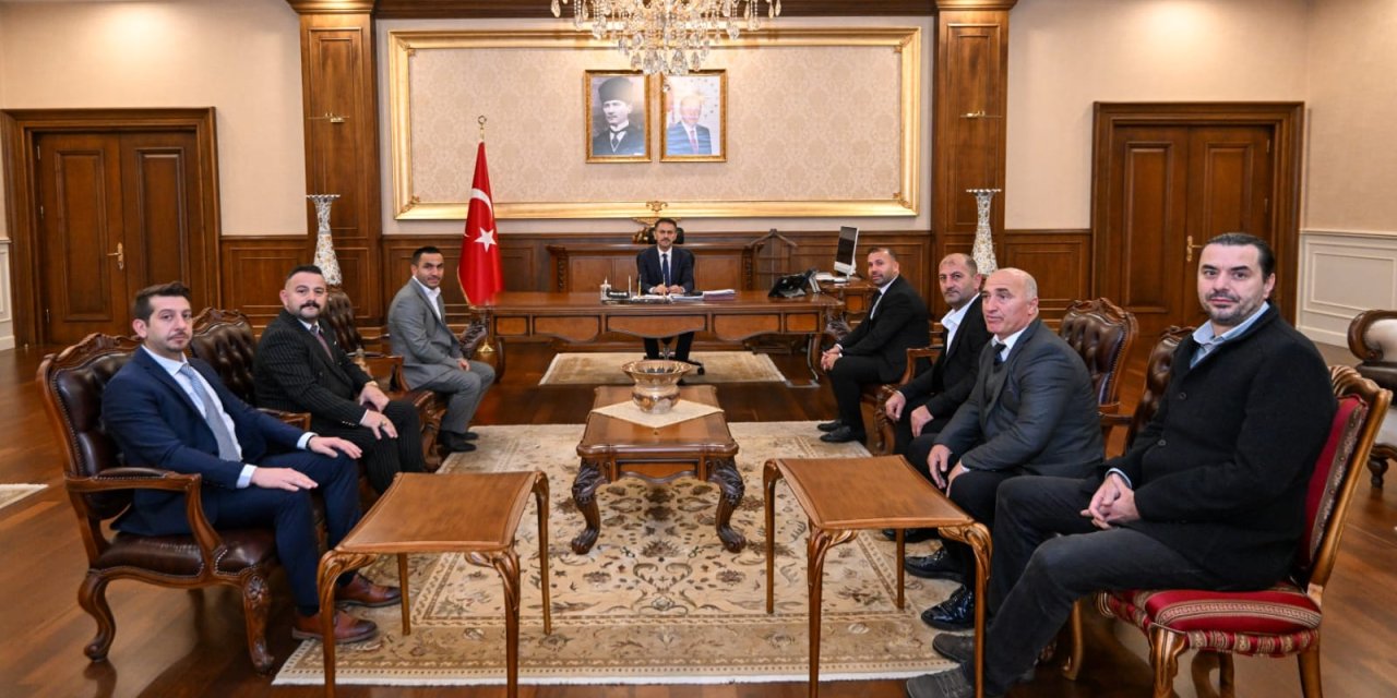 Muhtardan Vali Aktaş’a Ziyaret