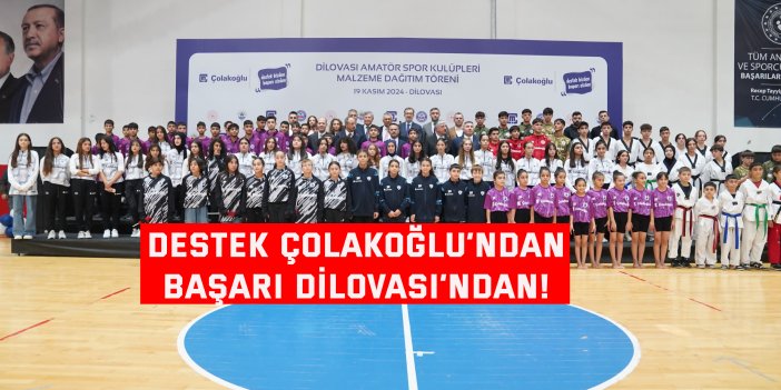 Destek Çolakoğlu’ndan Başarı Dilovası’ndan!