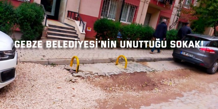 Gebze Belediyesi’nin Unuttuğu Sokak!