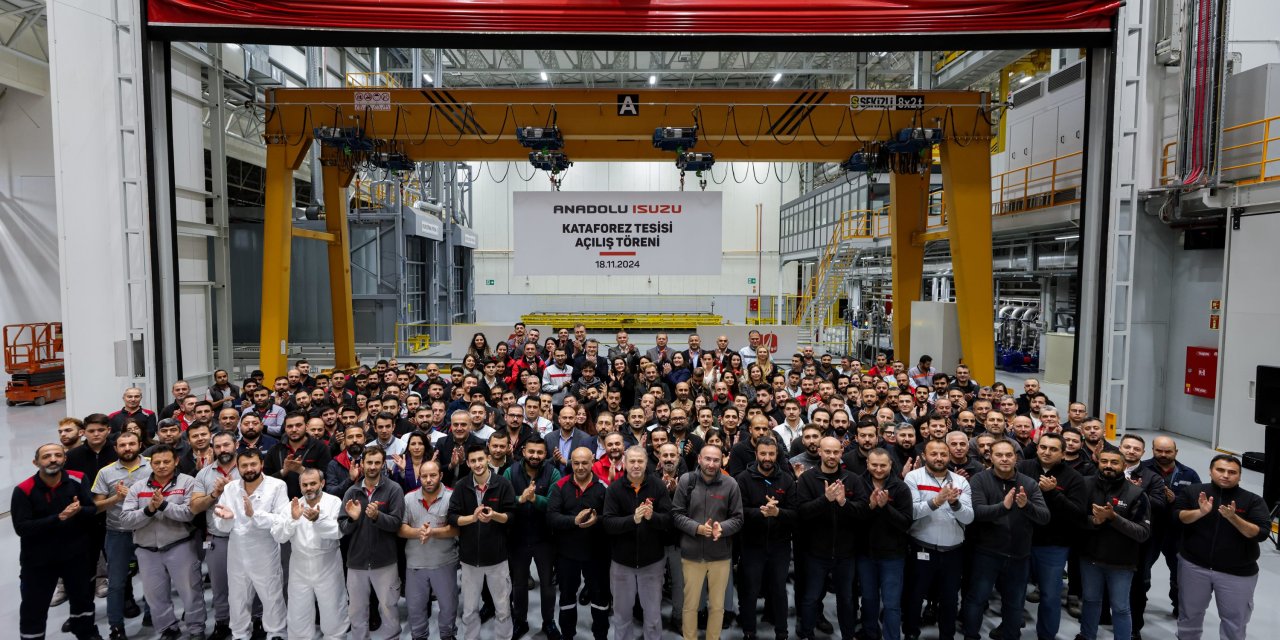 Anadolu Isuzu’nun Full Kataforez Tesisi Açıldı