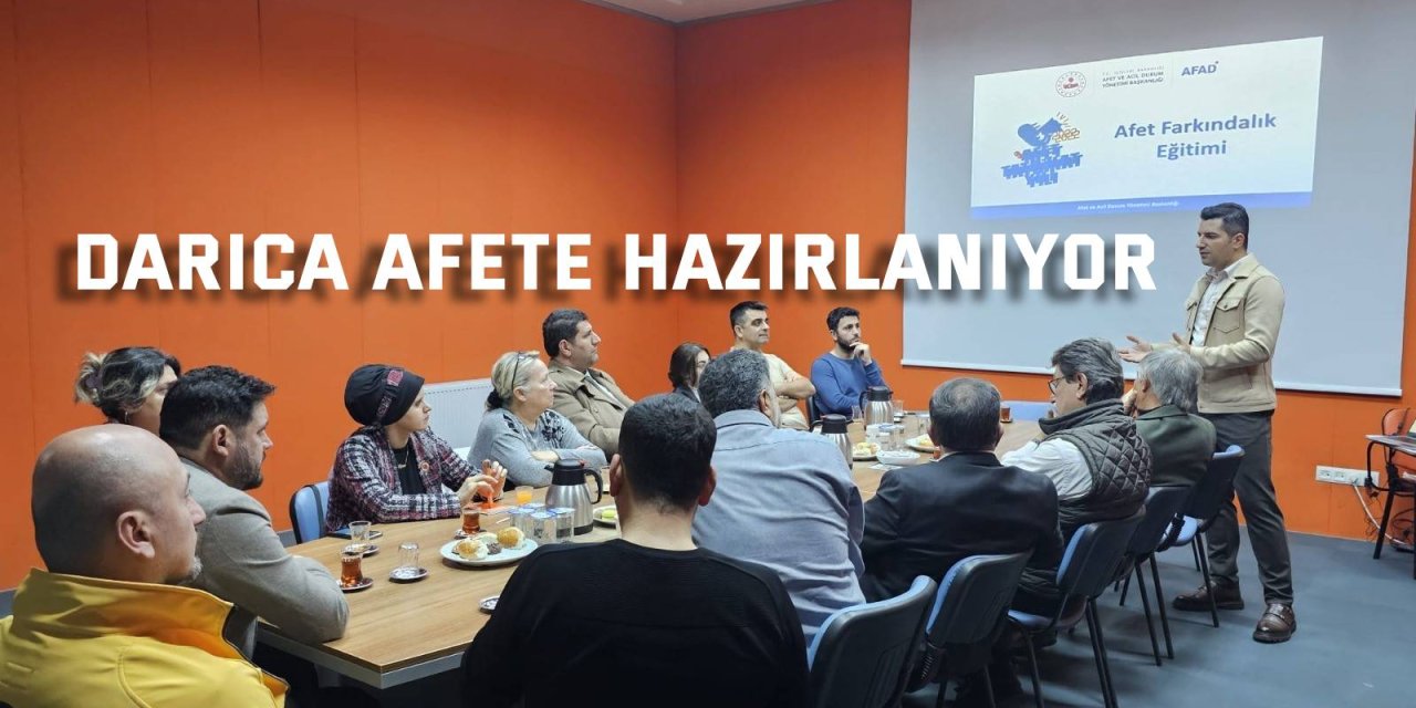 Darıca afete hazırlanıyor