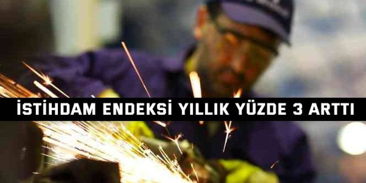 İstihdam endeksi yıllık yüzde 3 arttı