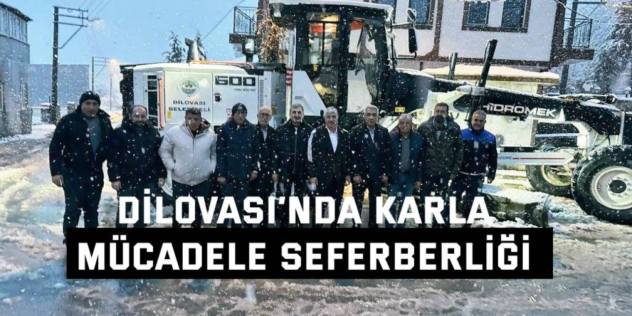 Dilovası’nda Karla Mücadele Seferberliği