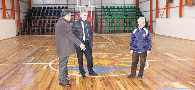 Spor salonu yenilendi