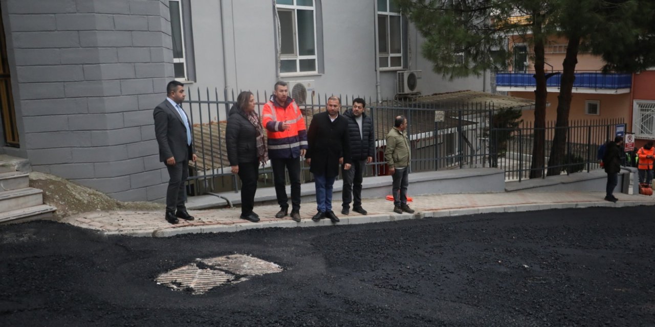 Yol çalışmasında sona geldi