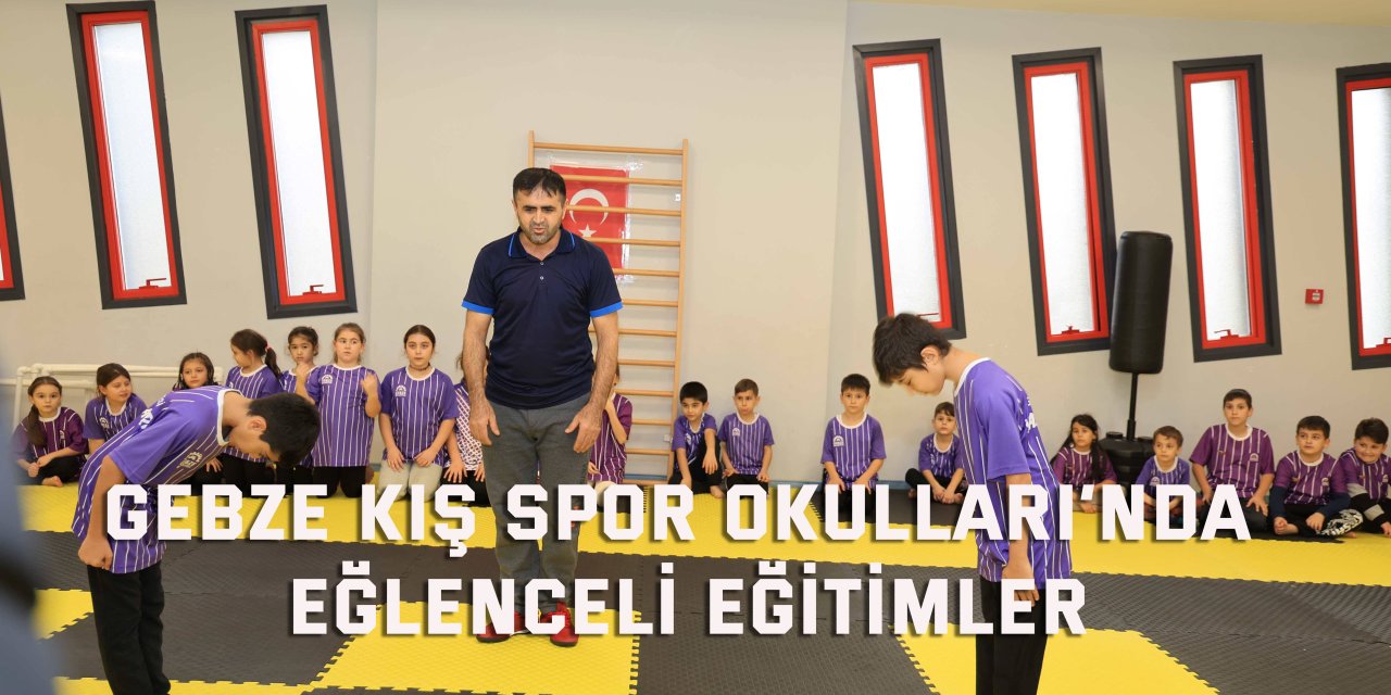 Gebze Kış Spor Okulları’nda  Eğlenceli Eğitimler