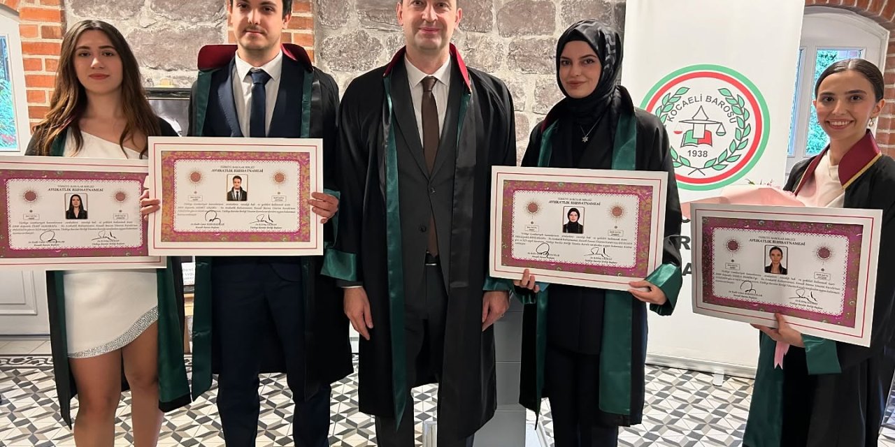 Kocaeli Barosu’nda  avukatlar yemin etti