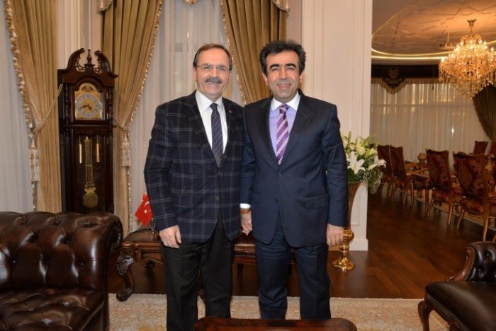 Bafra Belediye Başkanı Şahin’den Güzeloğlu’na ziyaret