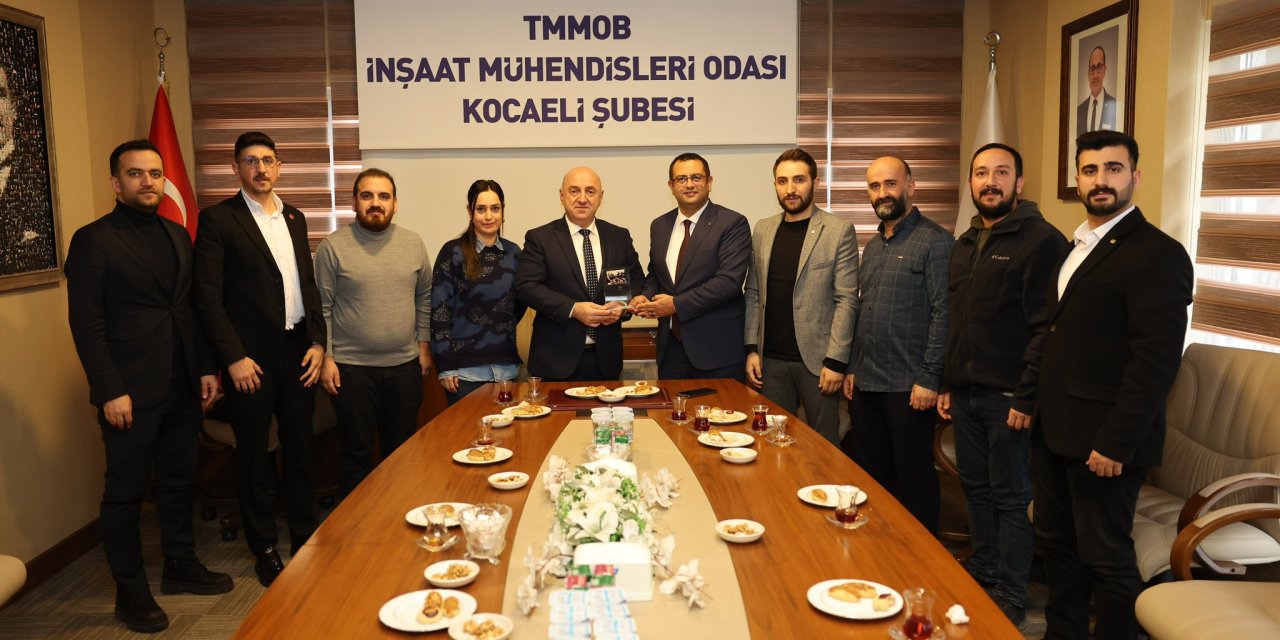 Başkan Bıyık’tan TMMOB İnşaat  Mühendisleri Odası’na Ziyaret