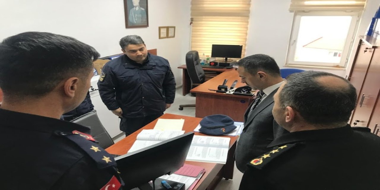 Vali Aktaş’tan İlçe Jandarma Komutanlığına Ziyaret