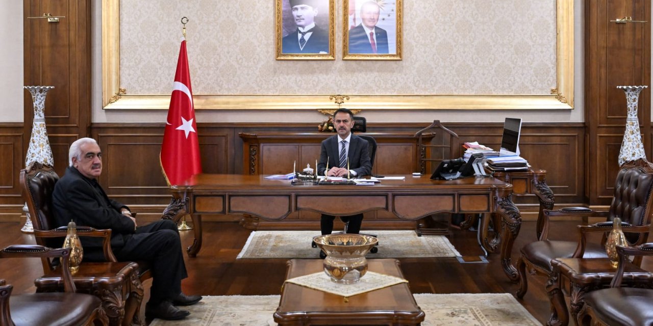 Cemevleri Koordinatörü, Vali Aktaş’ı Ziyaret Etti