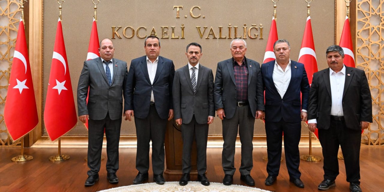 Gebze Muhtarlarından Vali Aktaş’a Ziyaret