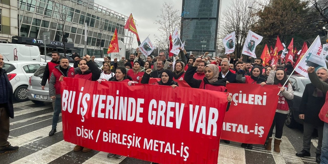 Birleşik Metal greve çıktı