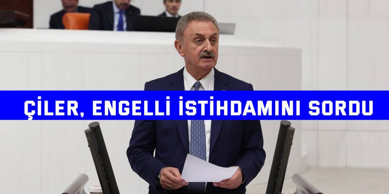 Çiler, engelli istihdamını sordu