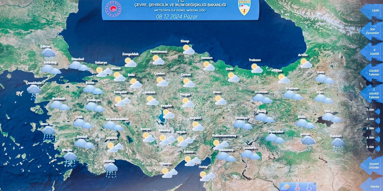 Hafta sonu yağış bekleniyor