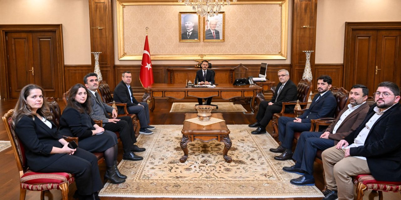 Vali Aktaş'ı Ziyaret Ettiler