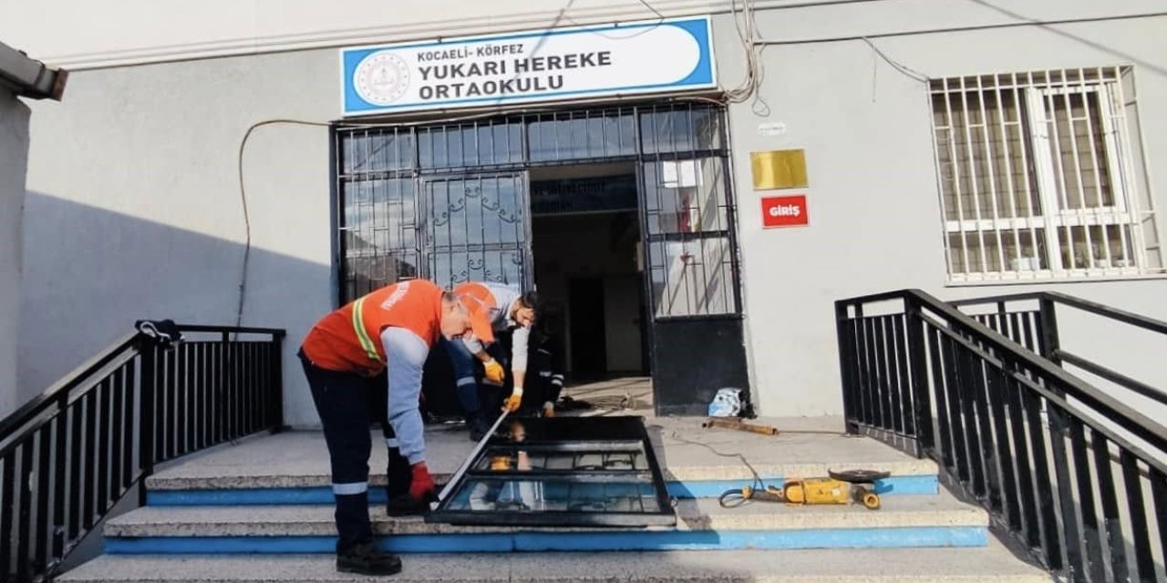 Okullarda engelli rampası yenileniyor