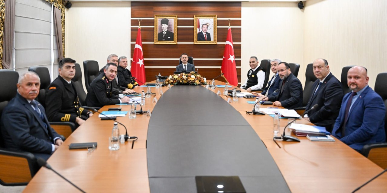 İl Güvenlik, Asayiş ve Koordinasyon Toplantısı Gerçekleşti