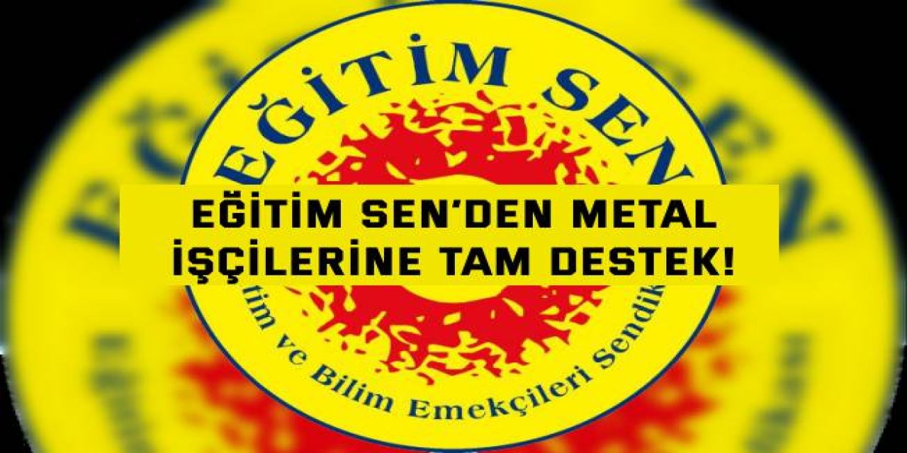 Eğitim Sen’den metal  işçilerine tam destek!