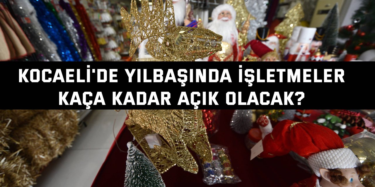 Yılbaşında işletmeler 03.30’a kadar açık olacak