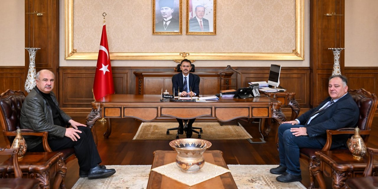 Vali İlhami Aktaş'a Ziyaret