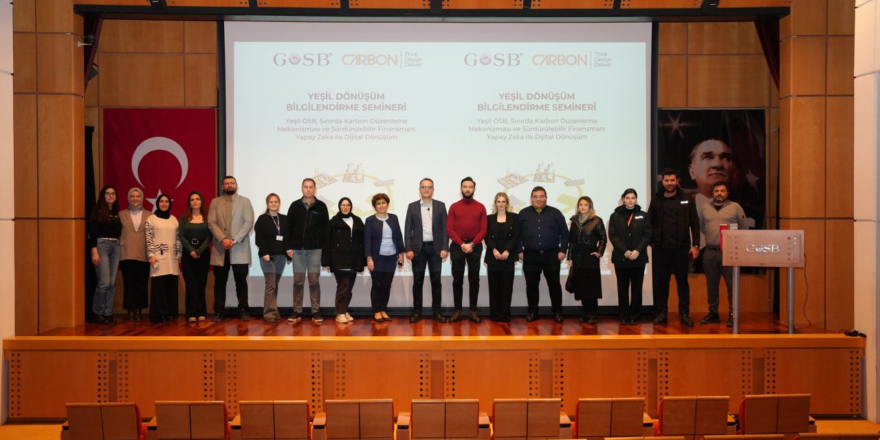 GOSB’da “Yeşil Dönüşüm  Bilgilendirme Semineri”