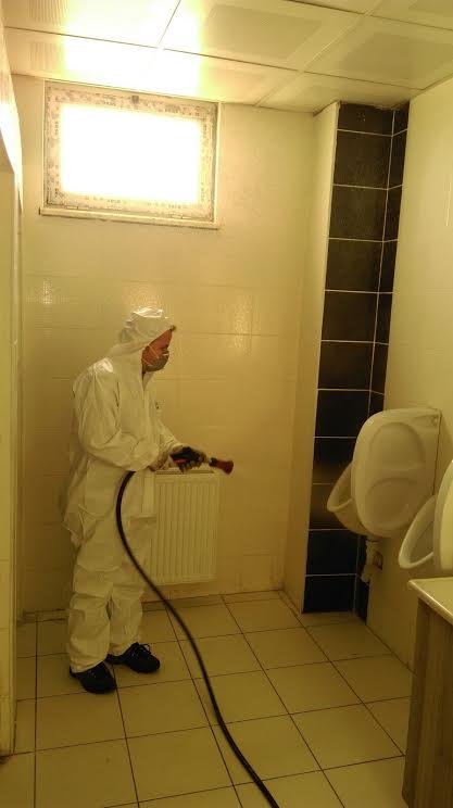 Okullarda ilaçlama çalışmaları