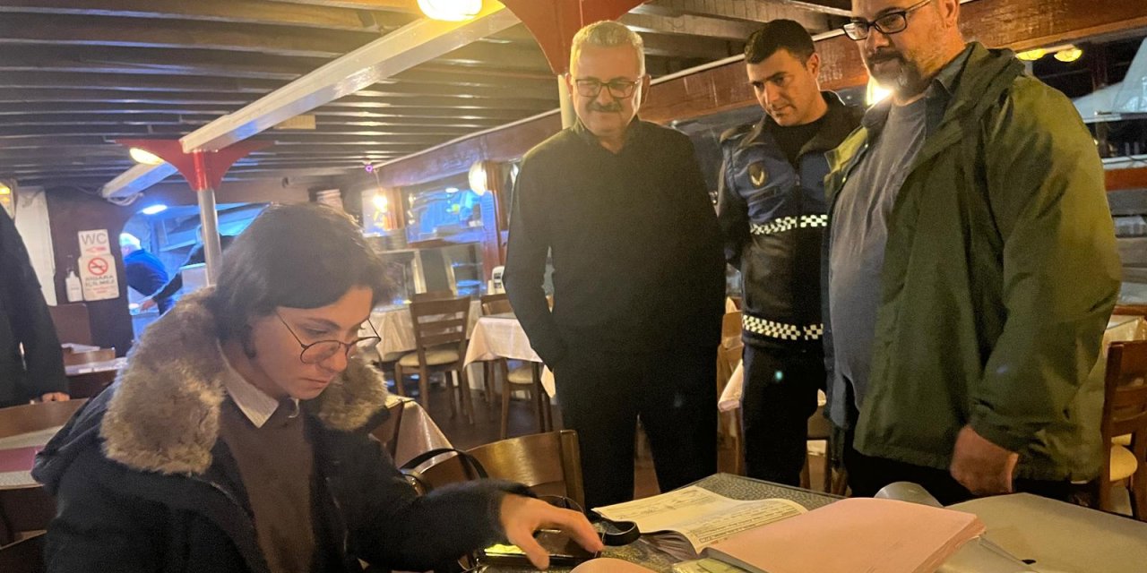 Zabıtadan yılbaşı öncesi denetim