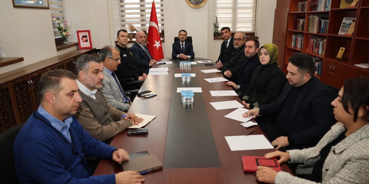 Kriz Merkezi, Vali Aktaş  Başkanlığında Toplandı