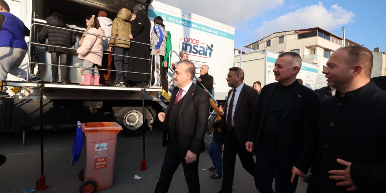 Büyükakın, yılın son günü de Darıca’daydı