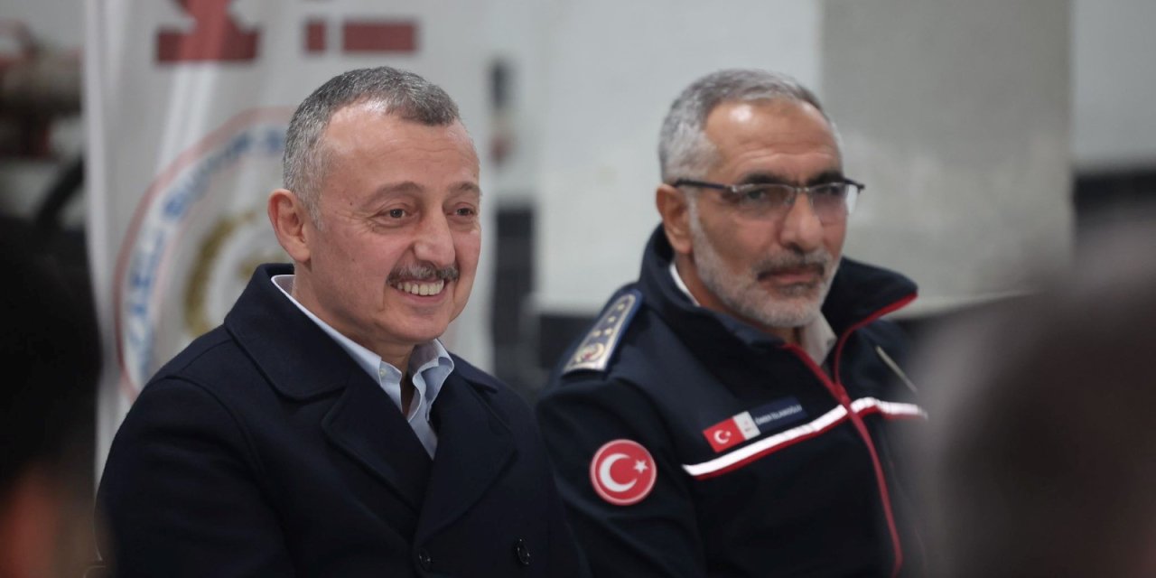 İtfaiye teşkilatının  yeni yılını kutladı