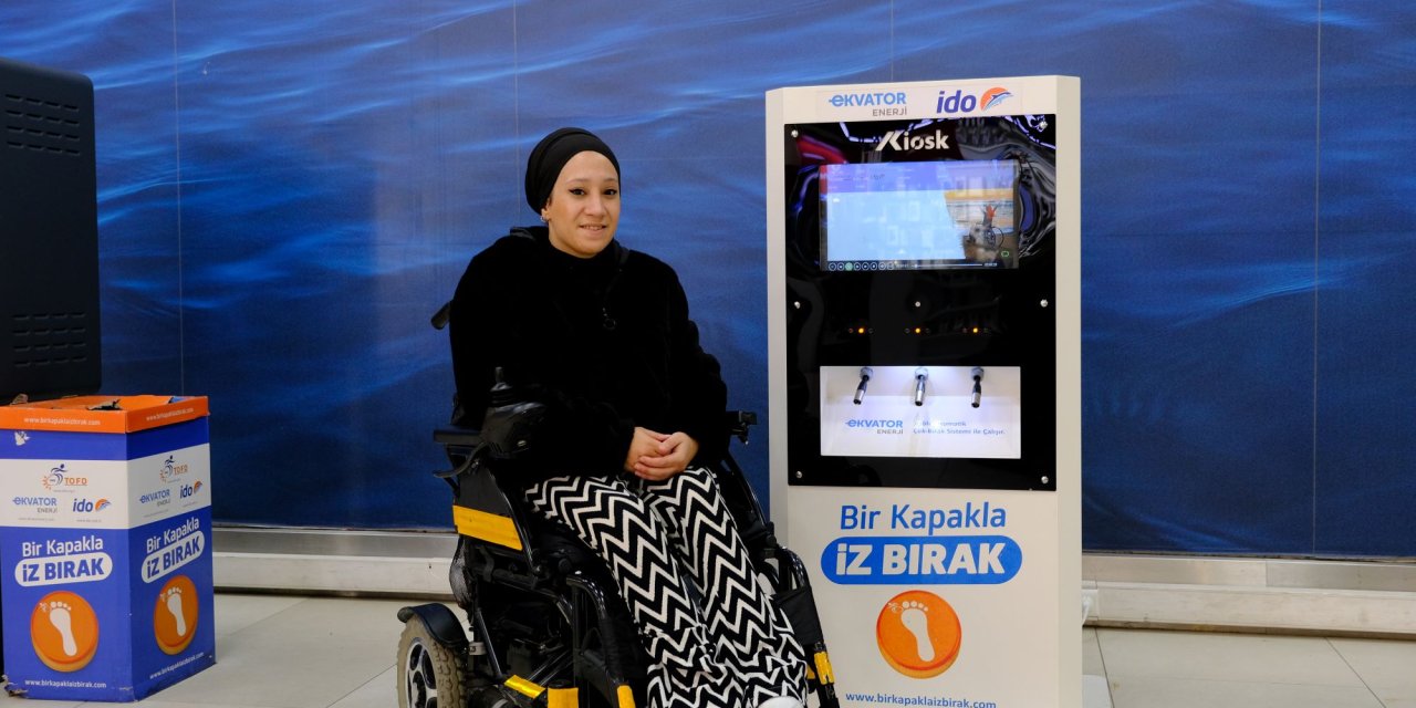 Bir Kapakla İz Bırak Projesinden  Engelsiz Yaşam İçin Şarj İstasyonları