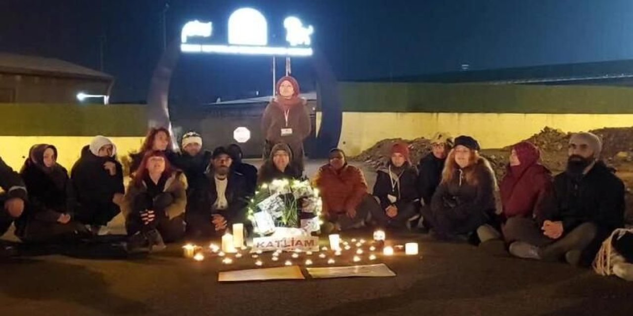 Yeni yıla rehabilitasyon merkezi önünde, girdiler