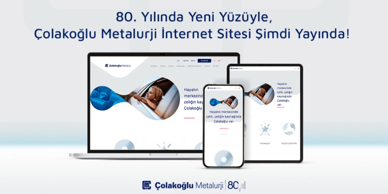 Çolakoğlu Metalurjiden Modern Web Sitesi