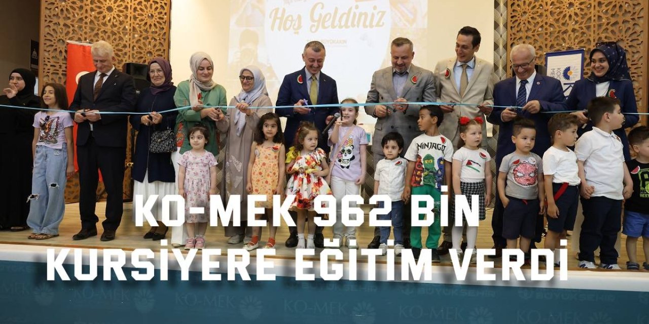 KO-MEK 962 bin kursiyere eğitim verdi