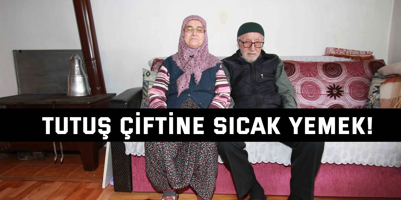 Tutuş çiftine sıcak yemek!