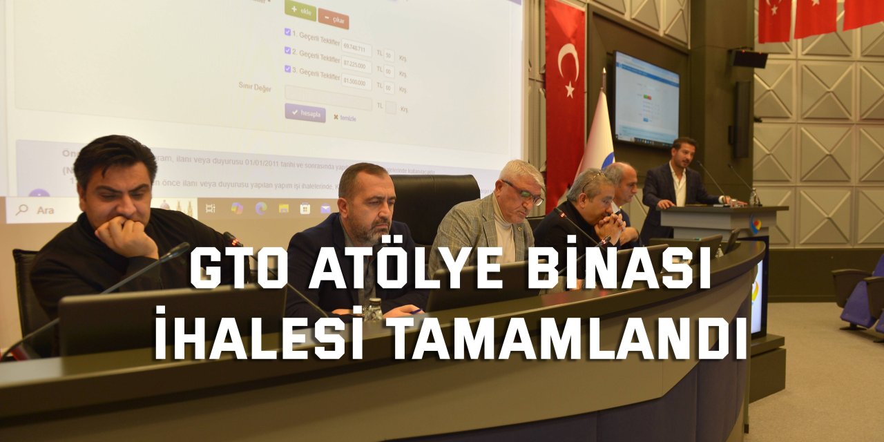 GTO atölye binası  ihalesi tamamlandı