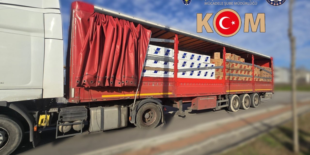 Kocaeli'de 9 milyon 780 bin makaron ele geçirildi!