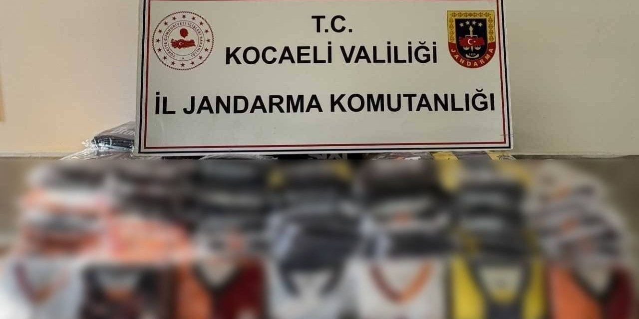 Kocaeli'de yüzlerce taklit ürün ele geçirildi