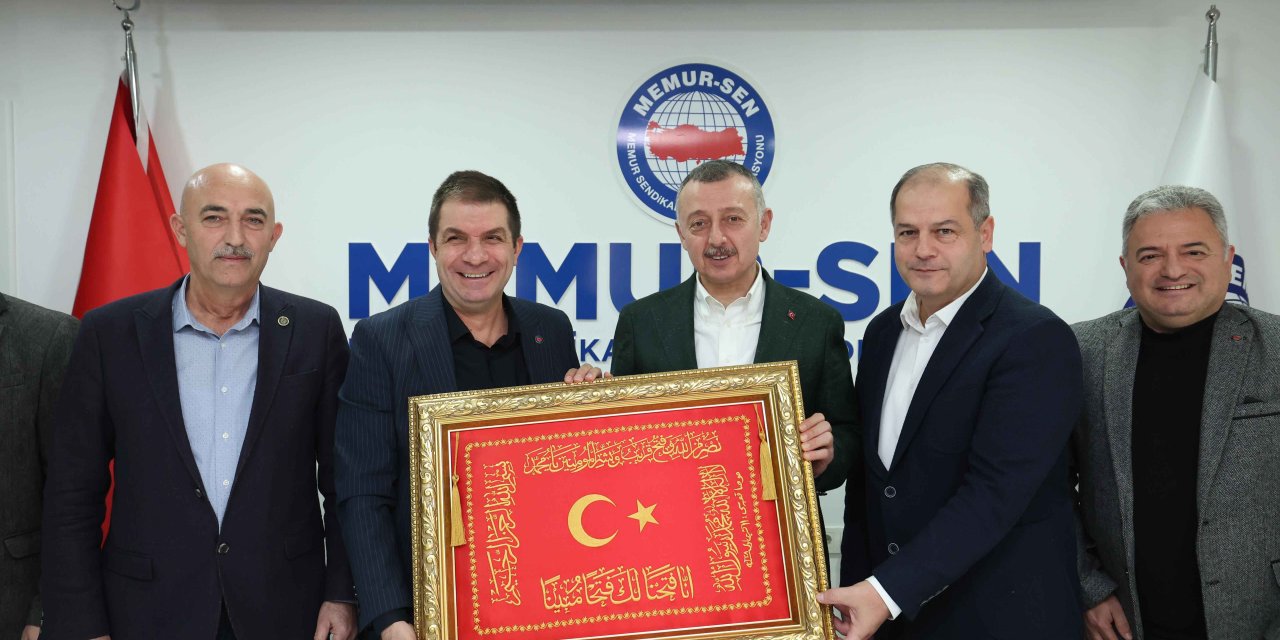 Büyükakın, Memur-Sen’e konuk oldu