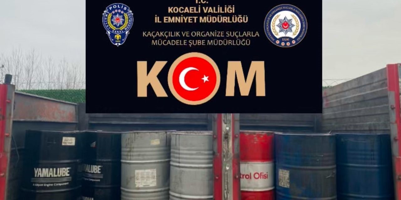 2.550 litre kaçak akaryakıt ele geçirildi