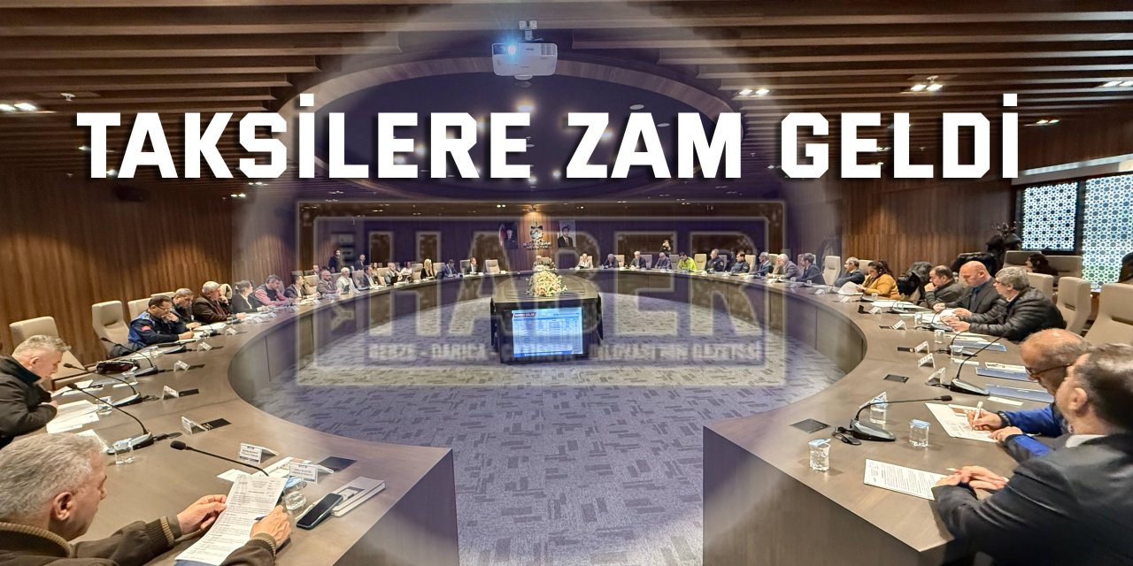 Taksilere zam geldi